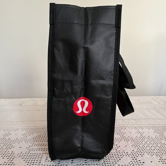 Lululemon Manifesto red & white small reusable tote bag - Picture 2 of 5
